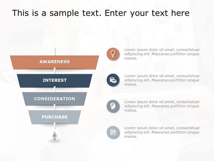 Funnel Analysis Diagram 4 PowerPoint Template