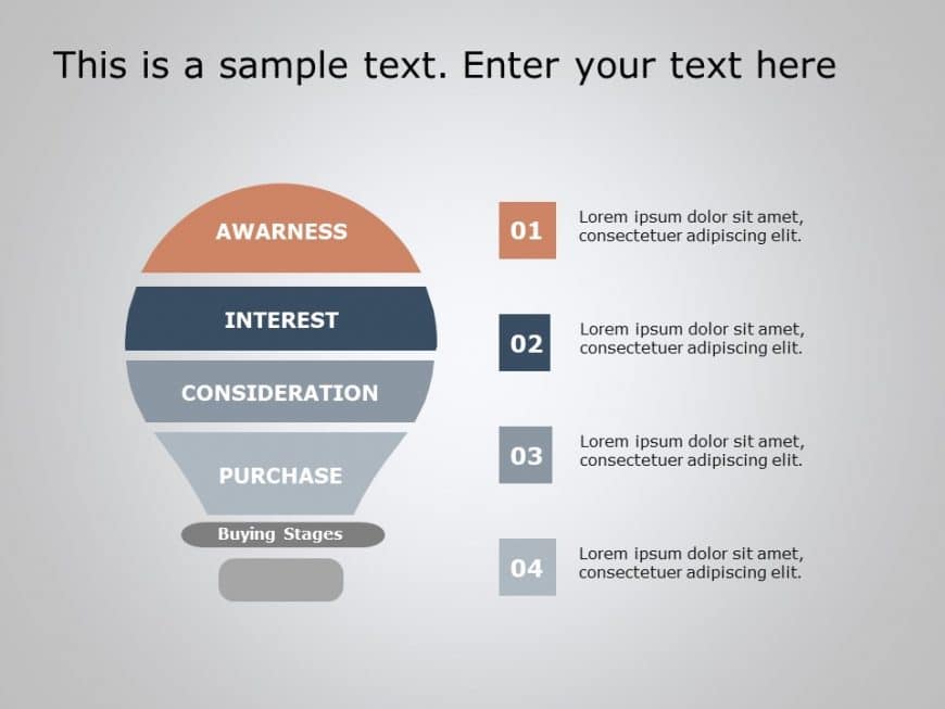 Funnel Analysis Diagram 7 PowerPoint Template