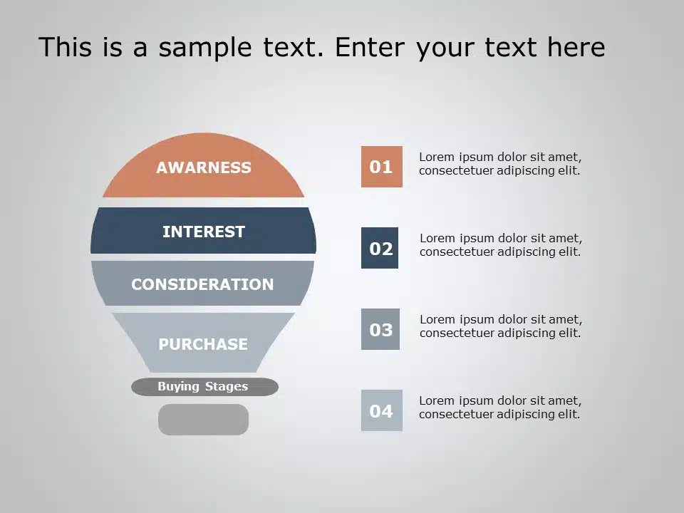 Funnel Analysis Diagram 7 PowerPoint Template & Google Slides Theme