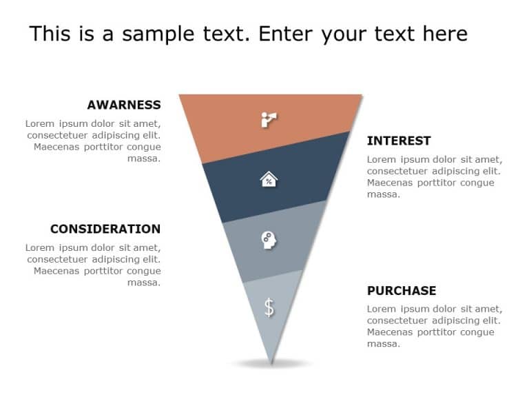 Funnel Analysis Diagram 8 PowerPoint Template & Google Slides Theme