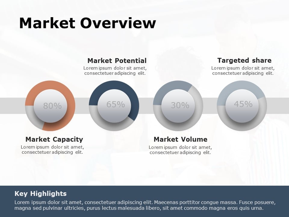 Business Market Overview Example Market Overview 5 PowerPoint Template