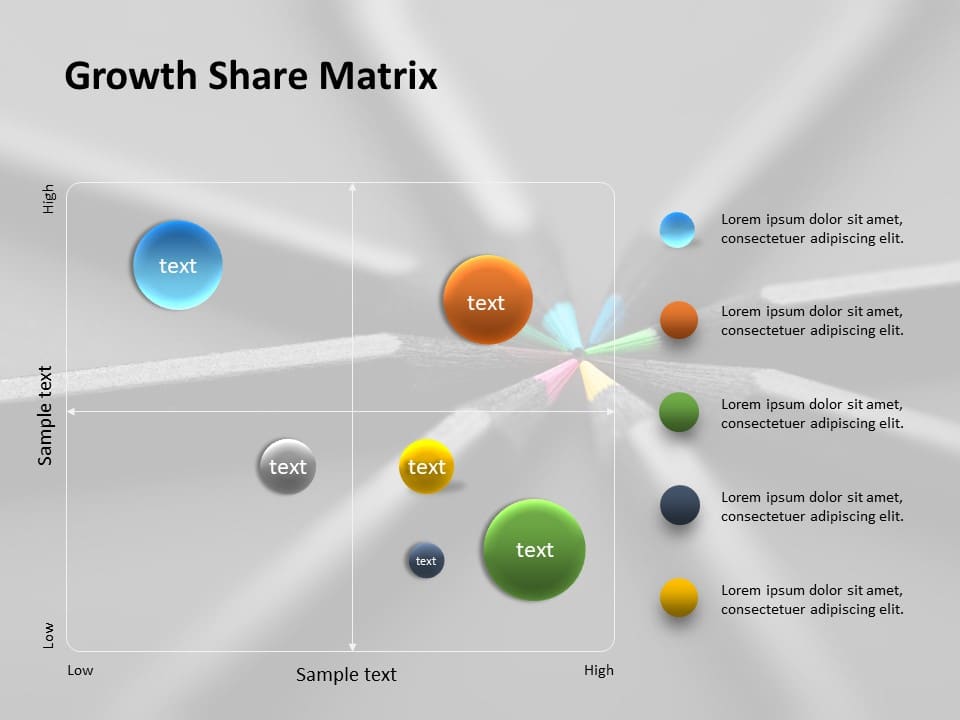 Growth Share Matrix 1 PowerPoint Template