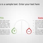 Pros And Cons 5 PowerPoint Template & Google Slides Theme