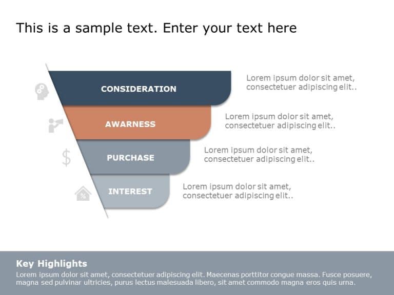 Funnel Analysis Diagram 9 PowerPoint Template & Google Slides Theme