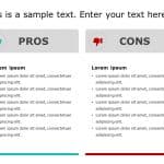 Pros And Cons 7 PowerPoint Template & Google Slides Theme