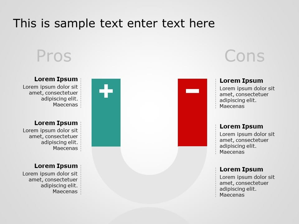 Pros And Cons 8 PowerPoint Template & Google Slides Theme