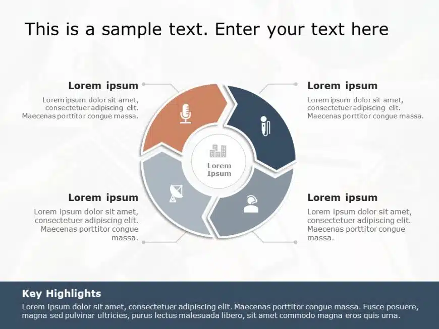 Free 4 Step Chevron Diagram Powerpoint Template Slideuplift 3322