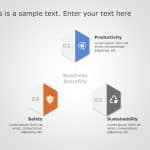 Hexagon Core Competencies PowerPoint Template 4 & Google Slides Theme