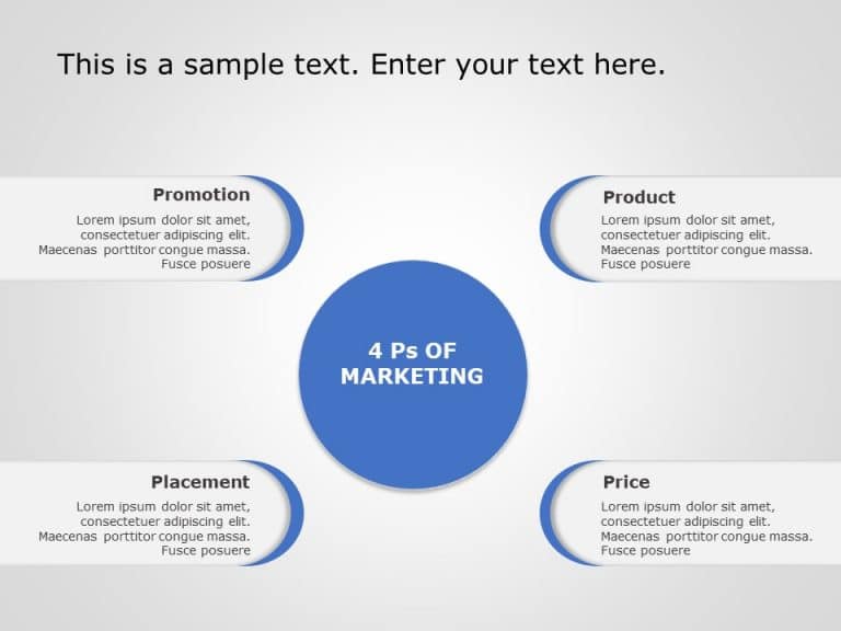 4Ps Marketing 3 PowerPoint Template & Google Slides Theme