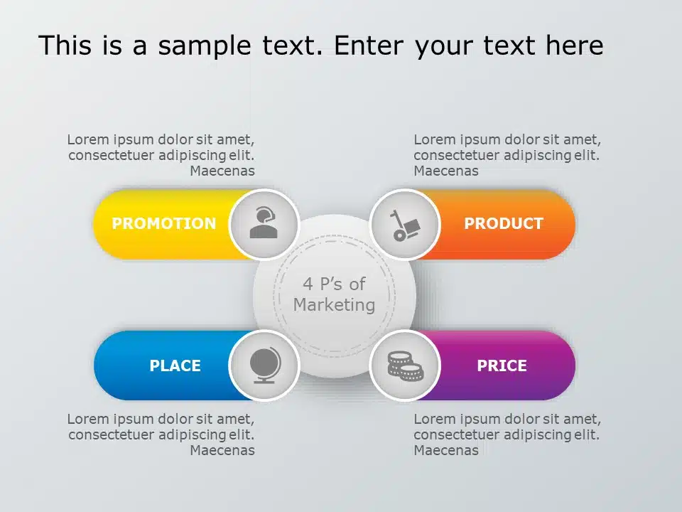 4Ps Marketing PowerPoint Template 7 & Google Slides Theme
