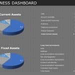 Cash Position Waterfall Graph 1 PowerPoint Template
