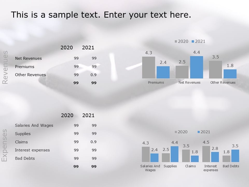 Income Statement 1 PowerPoint Template