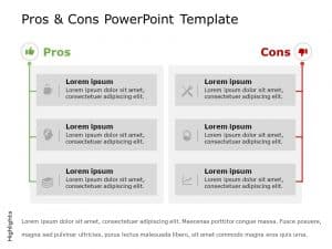 Pros and Cons Templates | Pros and Cons PowerPoint | SlideUpLift - 1