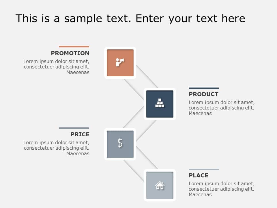 4Ps Marketing 8 PowerPoint Template & Google Slides Theme