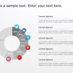 Social Media Market Share 5 PowerPoint Template & Google Slides Theme