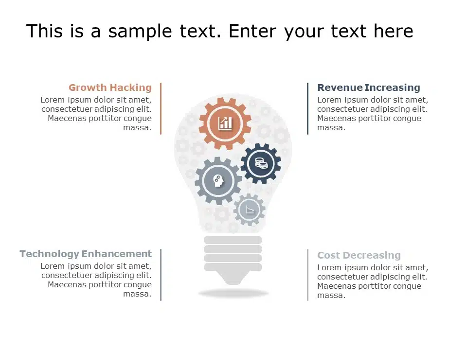 Gears 4 PowerPoint Template & Google Slides Theme