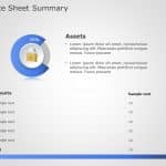 KPI Balance Sheet PowerPoint Template