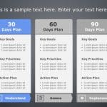 30 60 90 day plan 1 PowerPoint Template