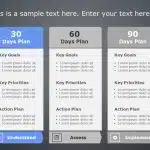 30 60 90 day plan 1 PowerPoint Template & Google Slides Theme 1