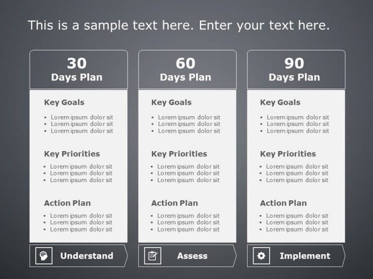 30 60 90 day plan 1 PowerPoint Template & Google Slides Theme 2