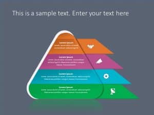 Pyramid Shape PowerPoint template 1