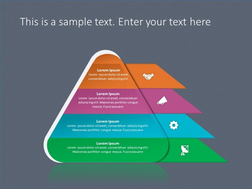 Pyramid Shape 1 PowerPoint Template