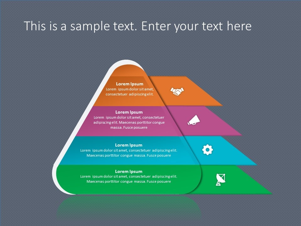 Pyramid Shape 1 PowerPoint Template