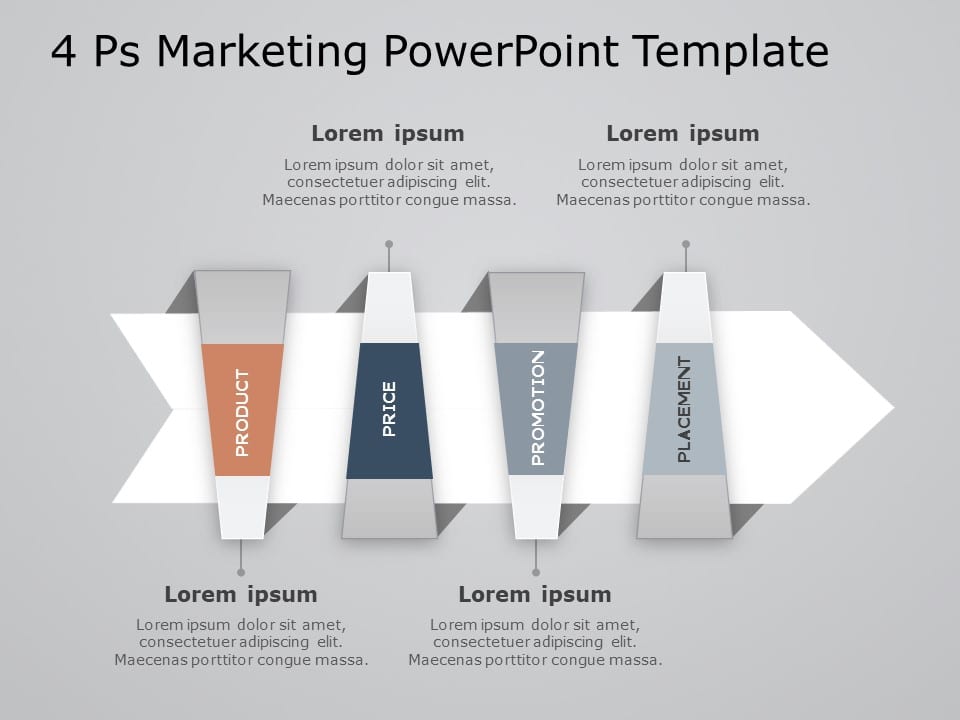 4Ps Marketing 9 PowerPoint Template