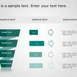 4 Steps Funnel PowerPoint Template & Google Slides Theme