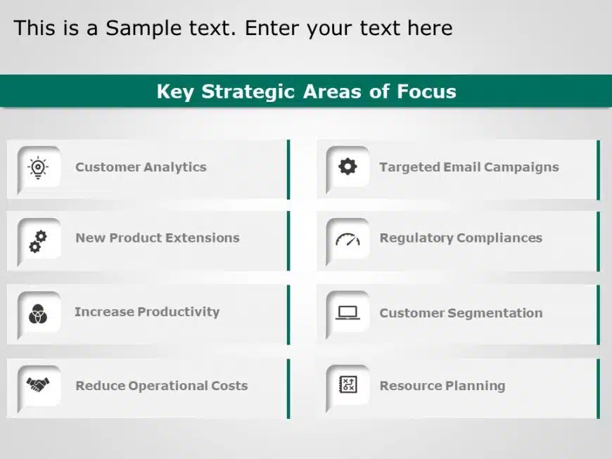 Marketing Strategic Initiatives PowerPoint Template