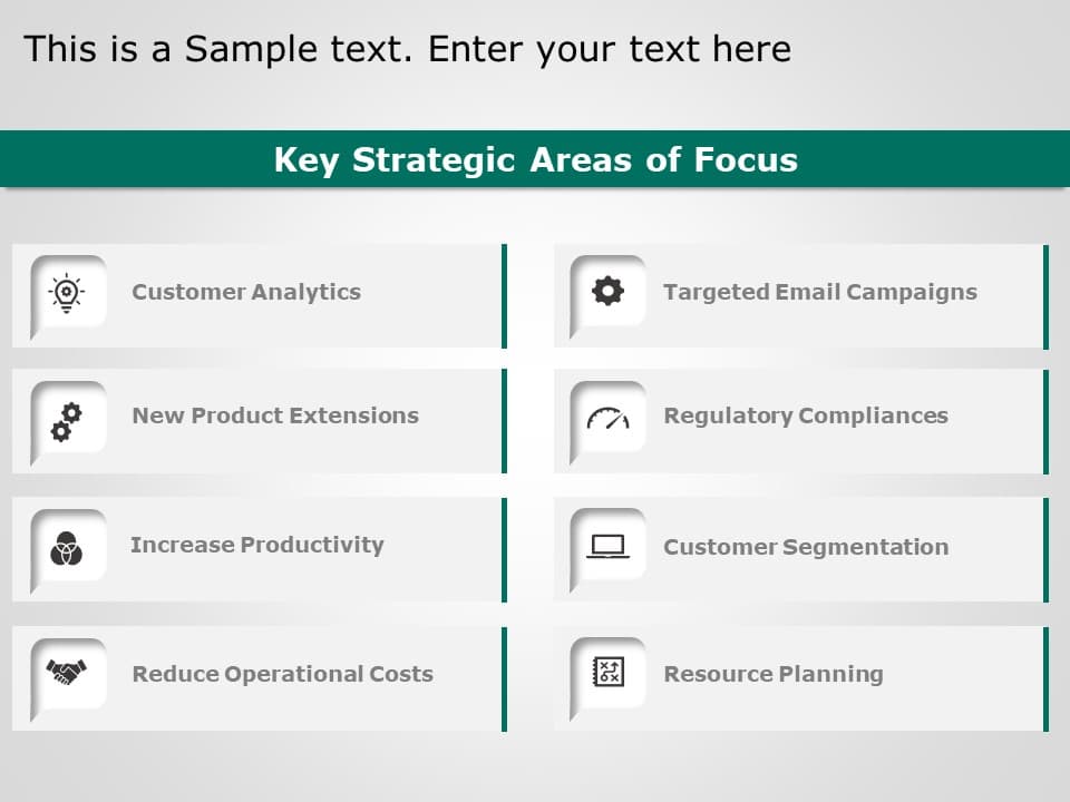 Marketing Strategic Initiatives PowerPoint Template & Google Slides Theme