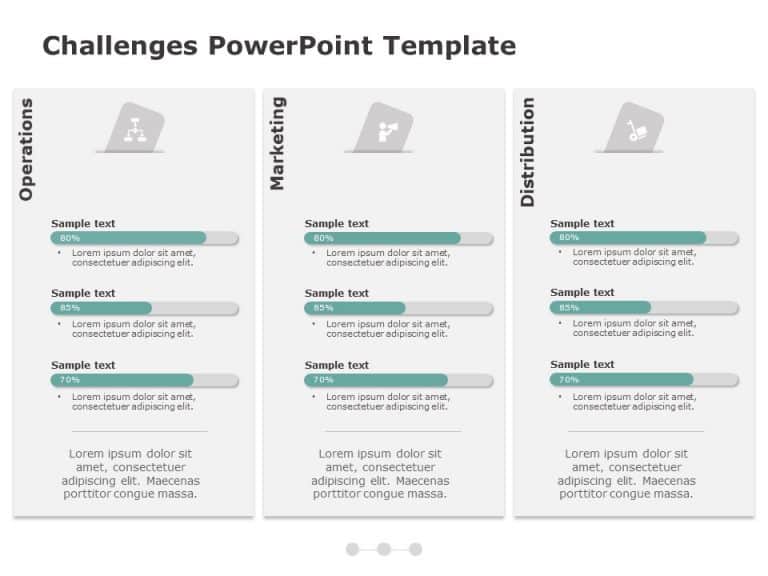 Task Completion Status PowerPoint Template