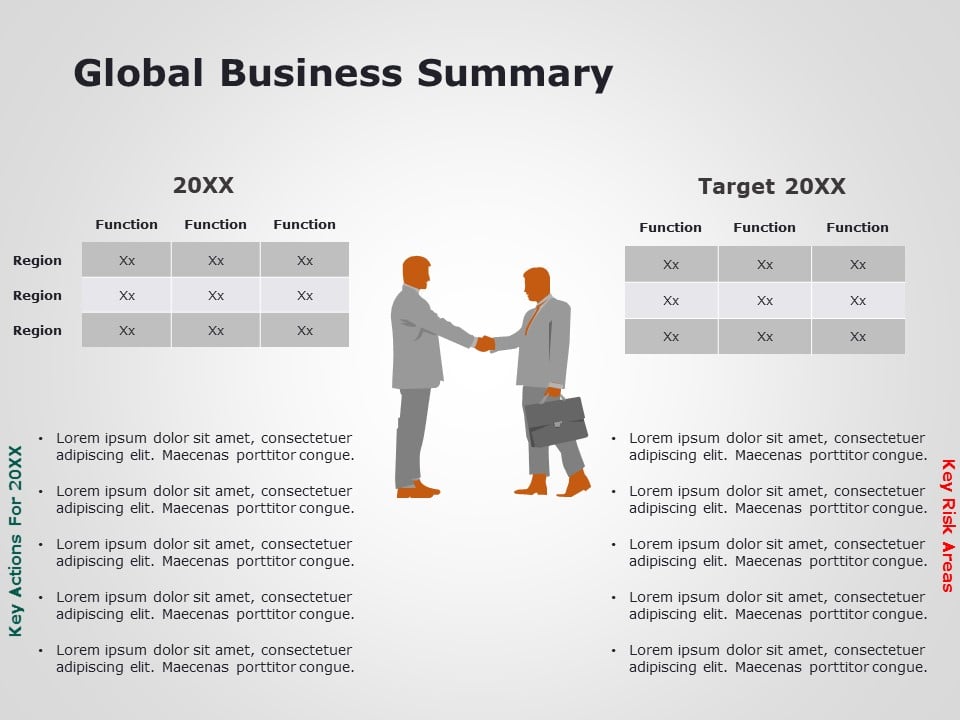 Global Business Summary PowerPoint Template