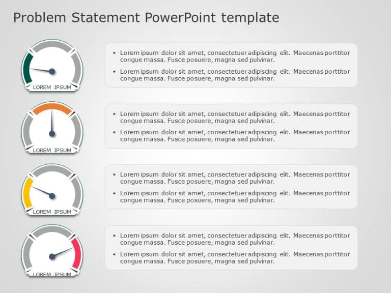 Problem Statement 5 PowerPoint Template