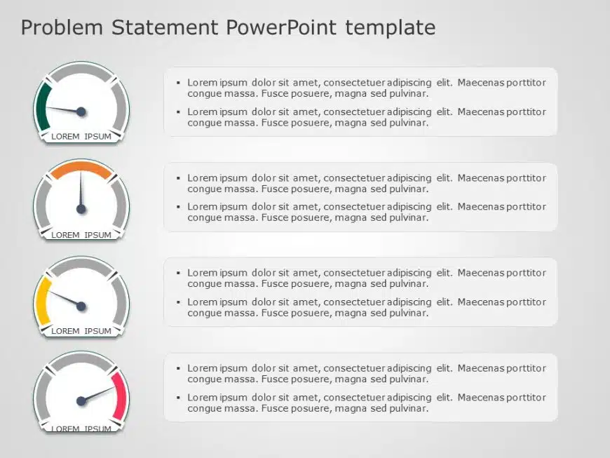 Problem Statement 5 PowerPoint Template