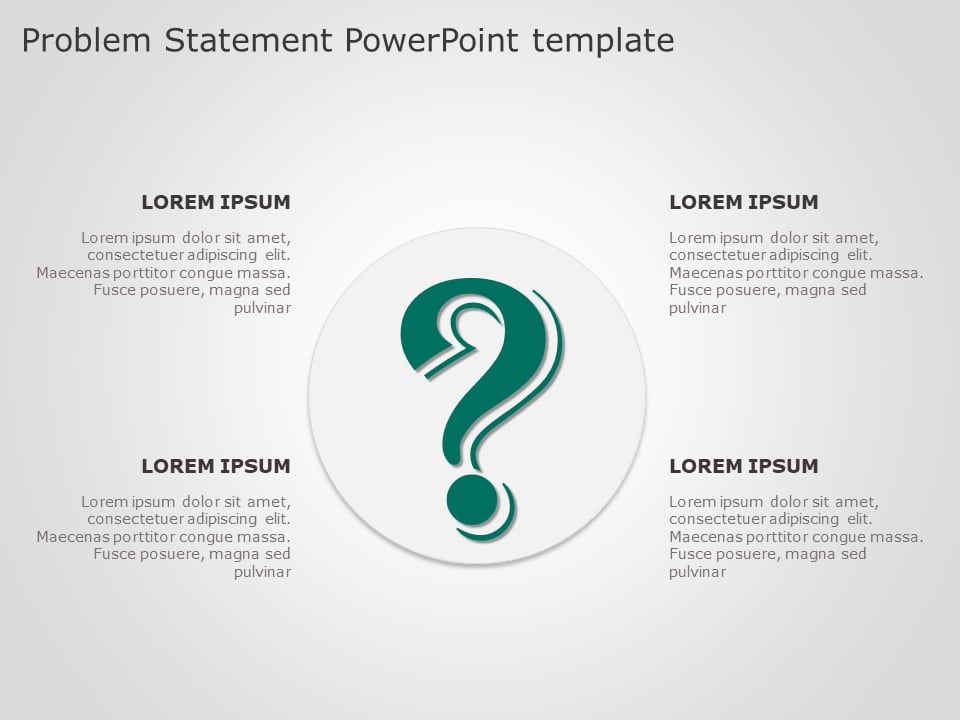 Problem Statement 2 PowerPoint Template & Google Slides Theme