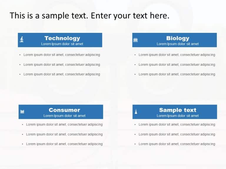 Healthcare Business Drivers PowerPoint Template & Google Slides Theme