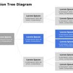 Connected Tree Diagram PowerPoint Template
