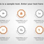 6 Steps Product Features PowerPoint