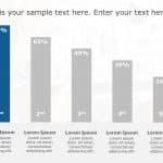 Flat Bar Chart Diagram PowerPoint Template & Google Slides Theme