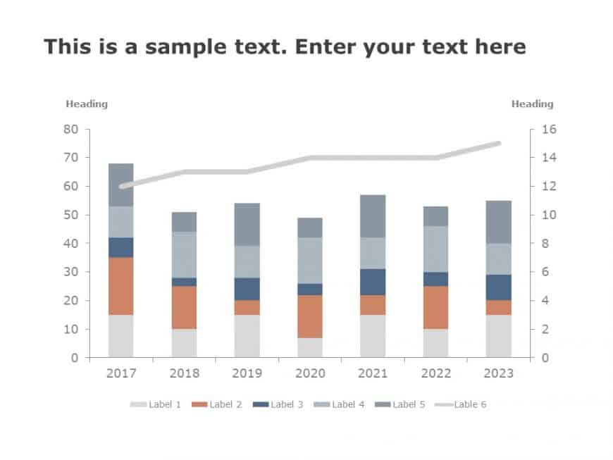 Performance Bar Graph Diagram PowerPoint Template