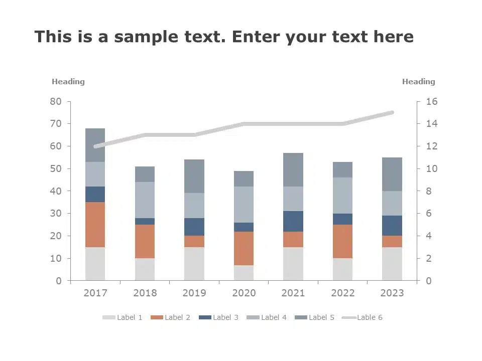 Performance Bar Graph Diagram PowerPoint Template & Google Slides Theme