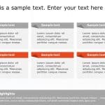 6 Grid Text Box Diagram PowerPoint Template & Google Slides Theme