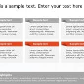 Text Box Diagram 1 PowerPoint Template