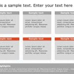 6 Grid Text Box Diagram PowerPoint Template | SlideUpLift