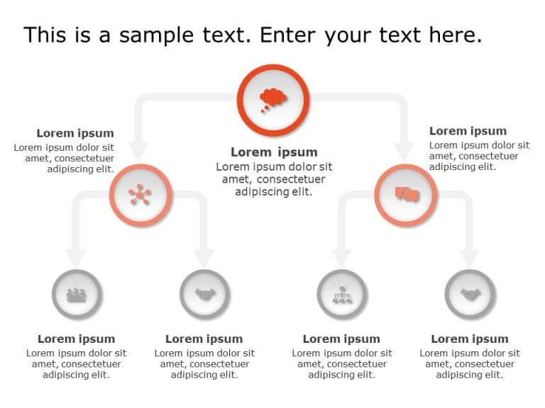 Org Chart 4 PowerPoint Template & Google Slides Theme