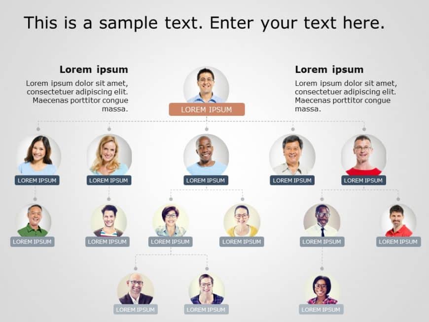 Org Chart PowerPoint Template 11
