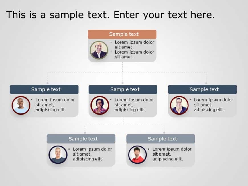 Org Chart 12 PowerPoint Template