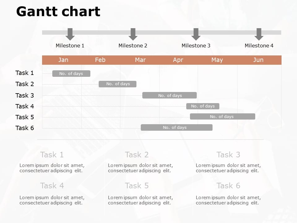 Gantt Chart 11 PowerPoint Template & Google Slides Theme