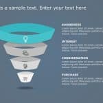 Funnel Analysis Diagram 5 PowerPoint Template & Google Slides Theme